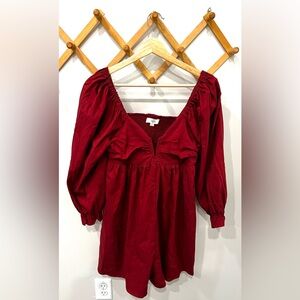 Entro Puff Sleeve Romper Size Smalll